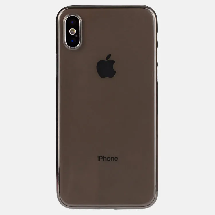 0.6mm Thin Glossy PP TPU Case For iPhone X