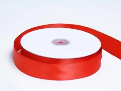 50 Yards 1" DIY Red Satin Ribbon Wedding Party Dress Favor Gift Craft