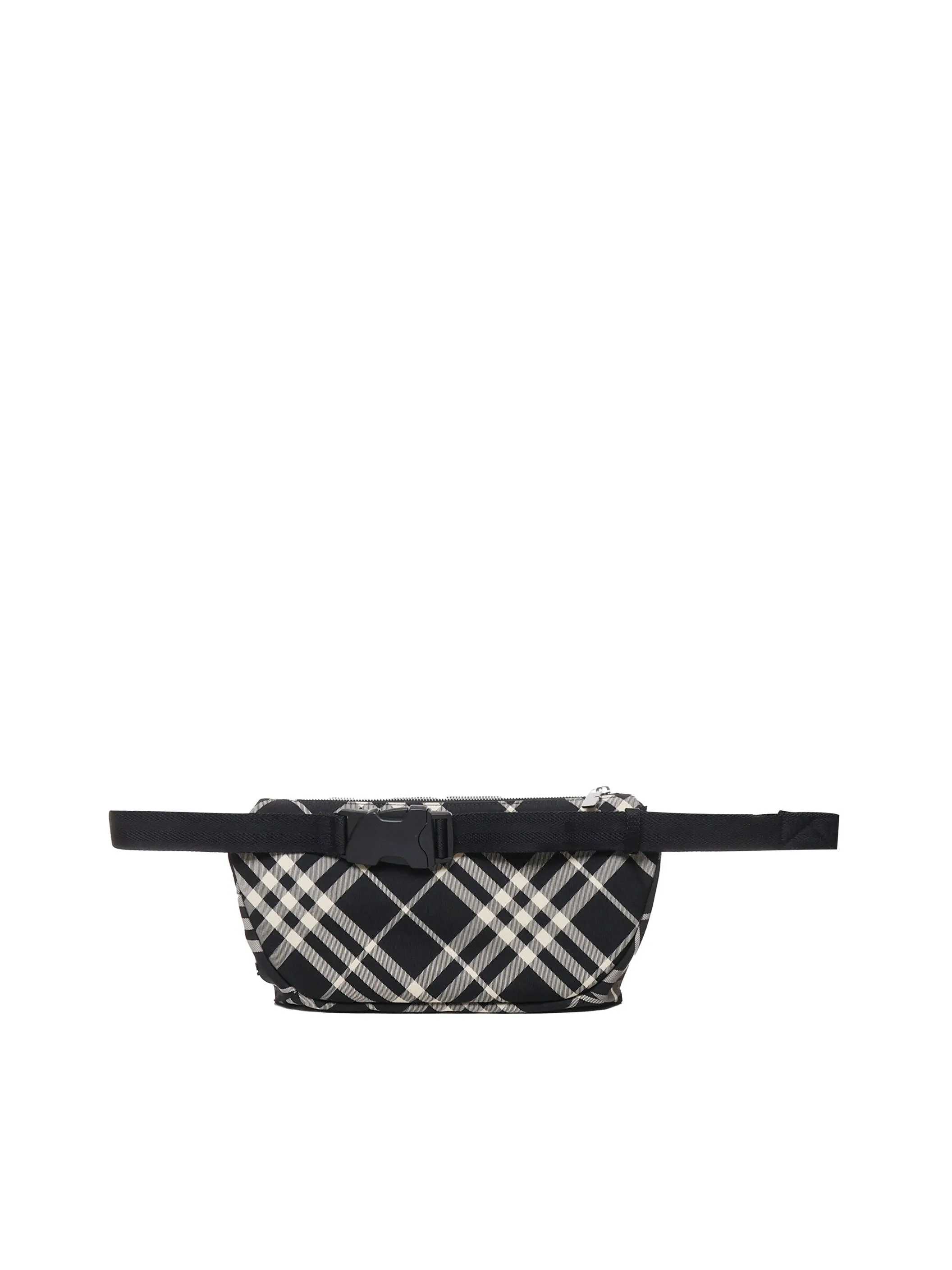 Adjustable Cotton Waist Bag in Black