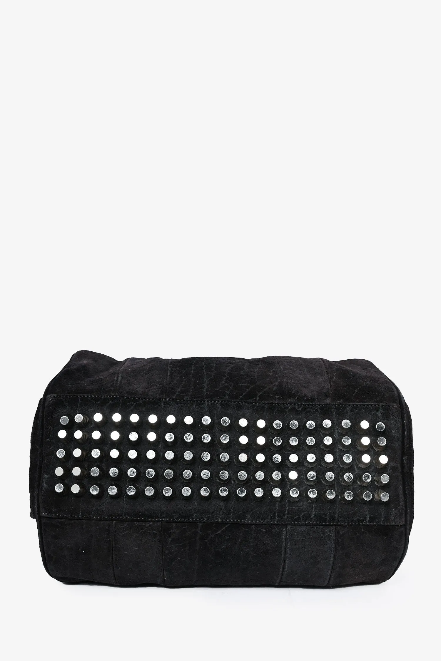 Alexander Wang Black Washed Rocco Duffel Bag with Strap