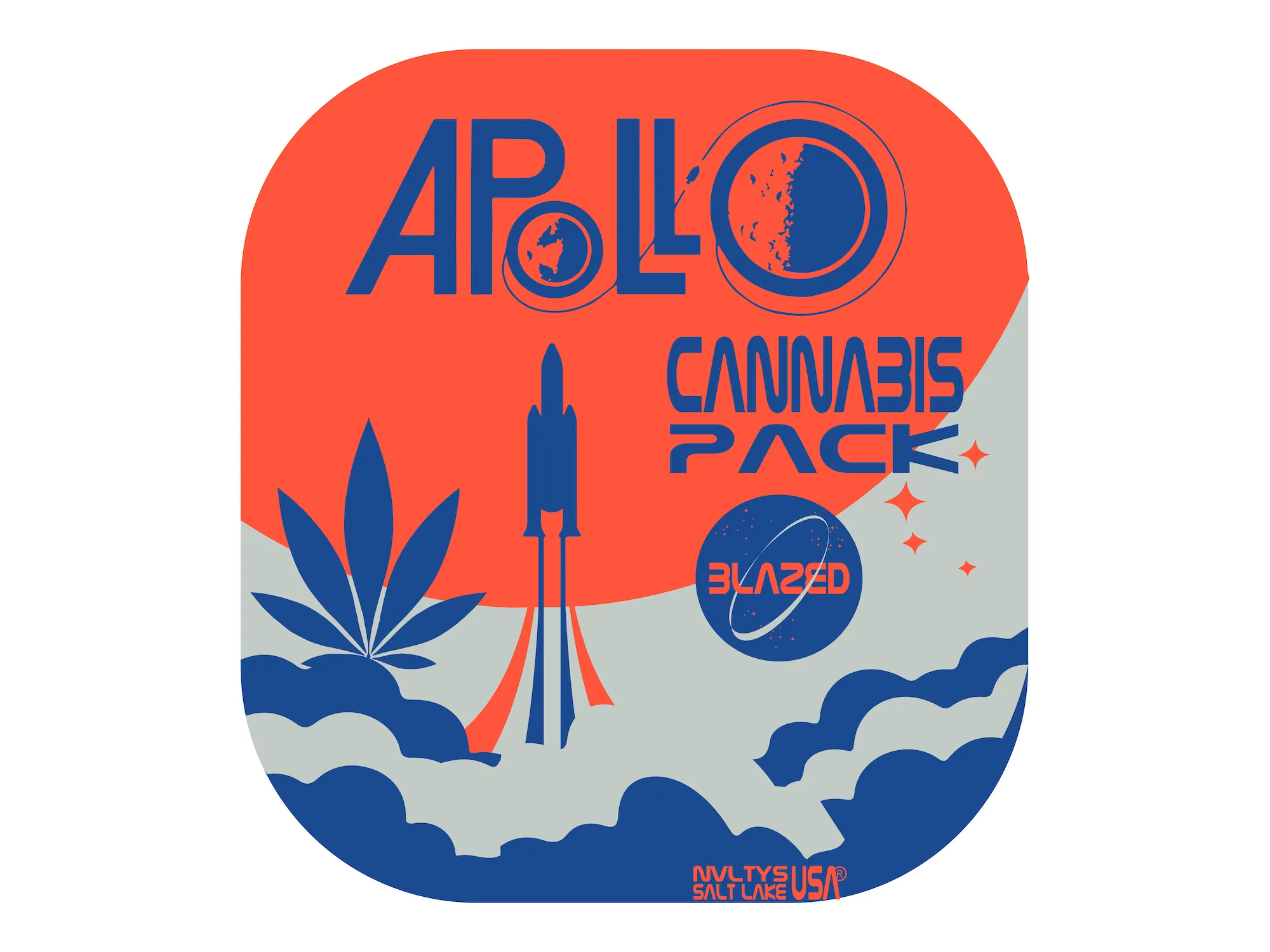 APOLLO CANNABIS PACK BURLAP TOTE BAG