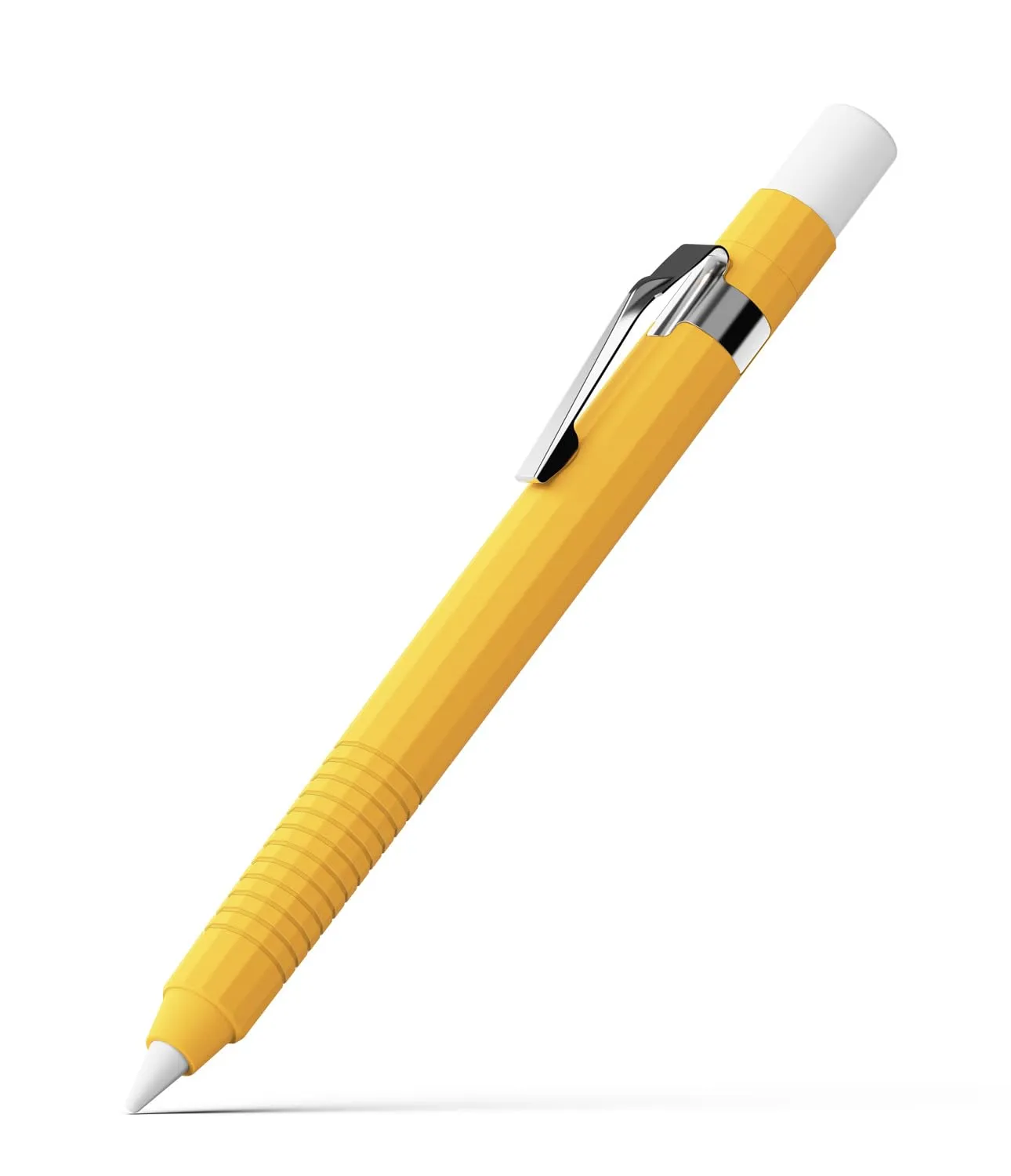 Apple Pencil Pro / Apple Pencil 2nd Generation Case, Silicone Drafting Pencil Case - Yellow