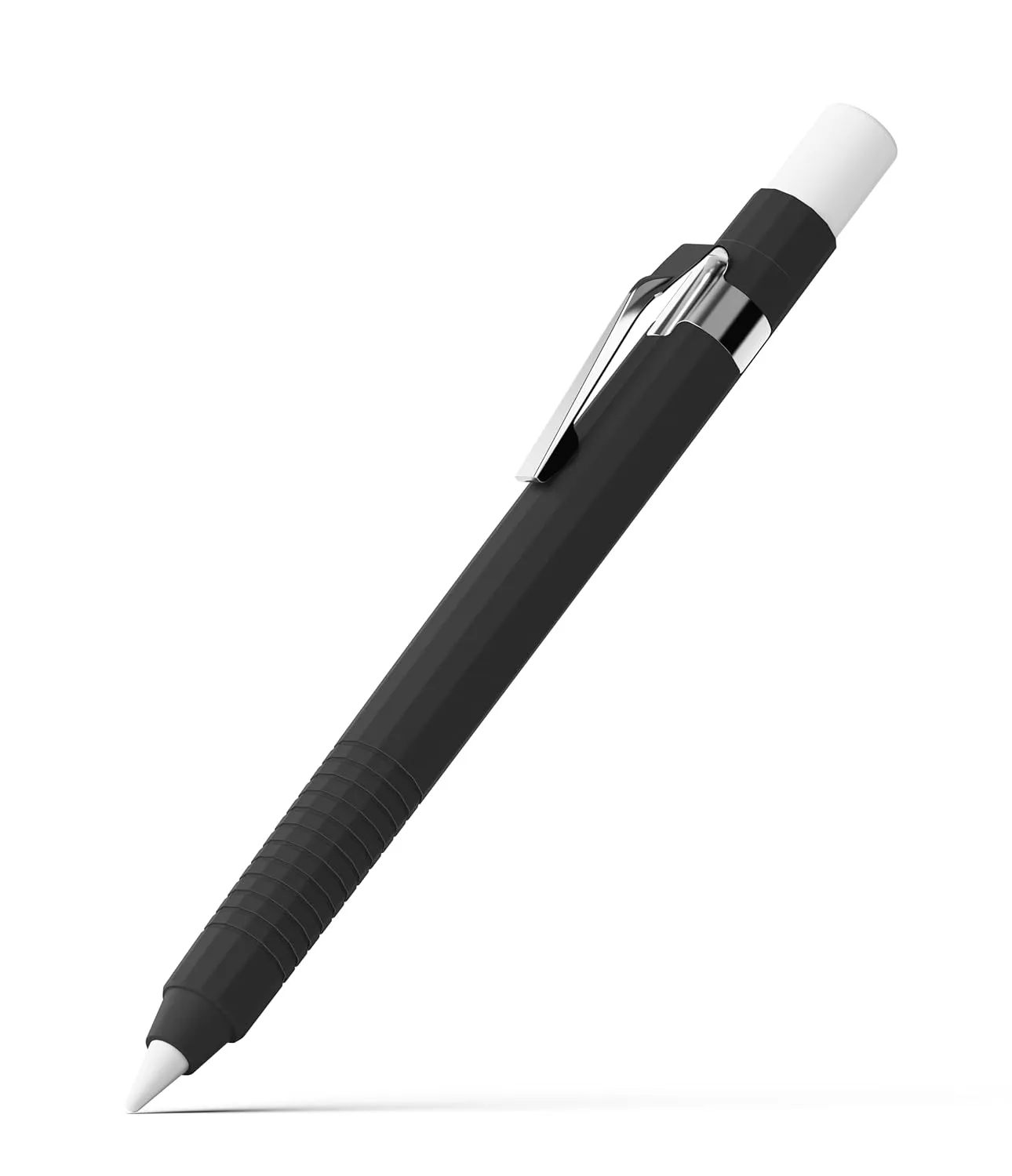 Apple Pencil Pro/Apple Pencil 2nd Generation Case, Silicone Drafting Pencil Case - Black