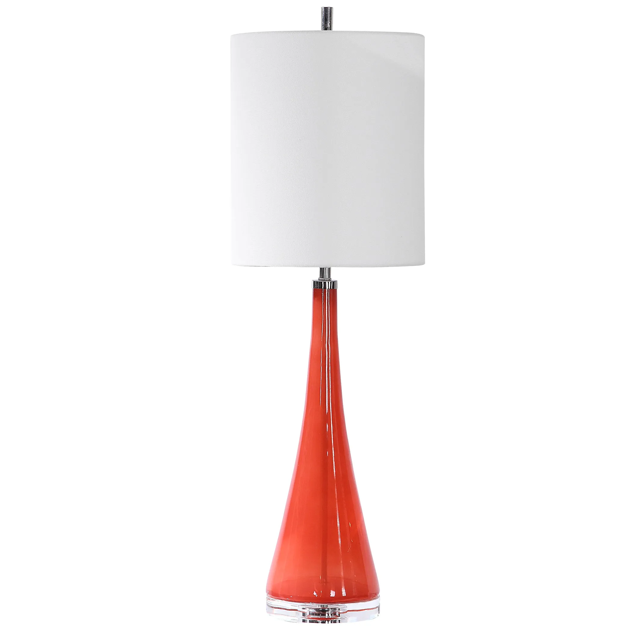 Ariel Tapered Glass Buffet Lamp