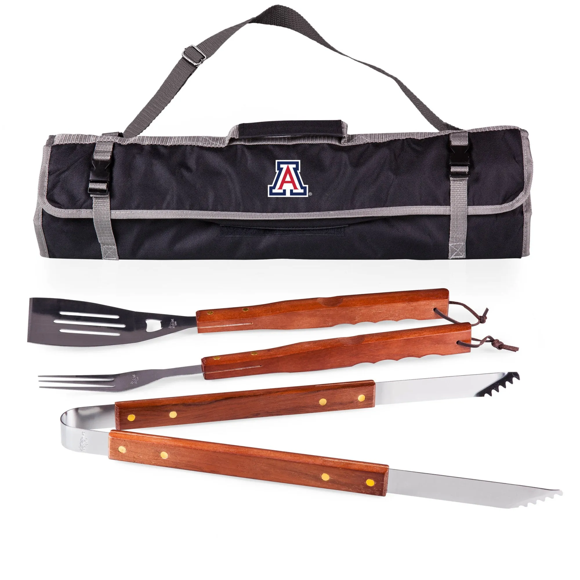 Arizona Wildcats - 3-Piece BBQ Tote & Grill Set