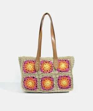 Aurora Bag - Sand/Pink