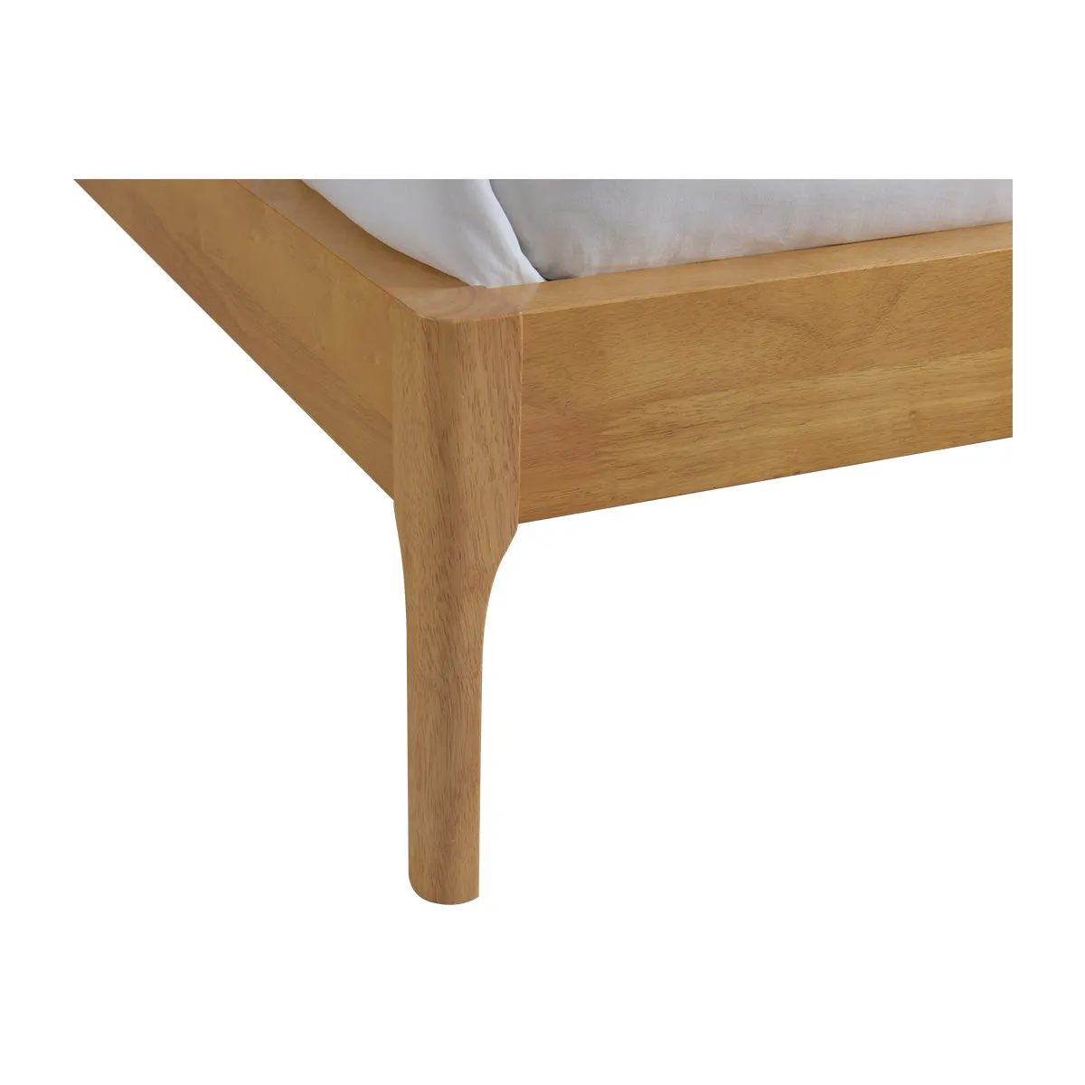 Austen Queen Bed (Oak, Cream)