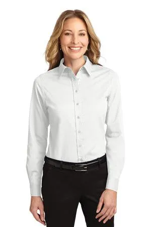 Bellissimo - Port Authority® Ladies Long Sleeve Embroidered Easy Care Shirt (L608)