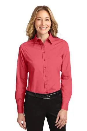 Bellissimo - Port Authority® Ladies Long Sleeve Embroidered Easy Care Shirt (L608)