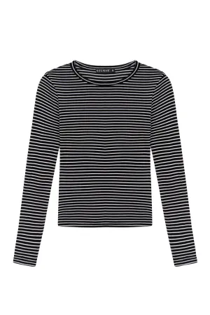 Black Striped Long Sleeve