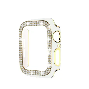 Bling Bumper Case for Apple Watch-White