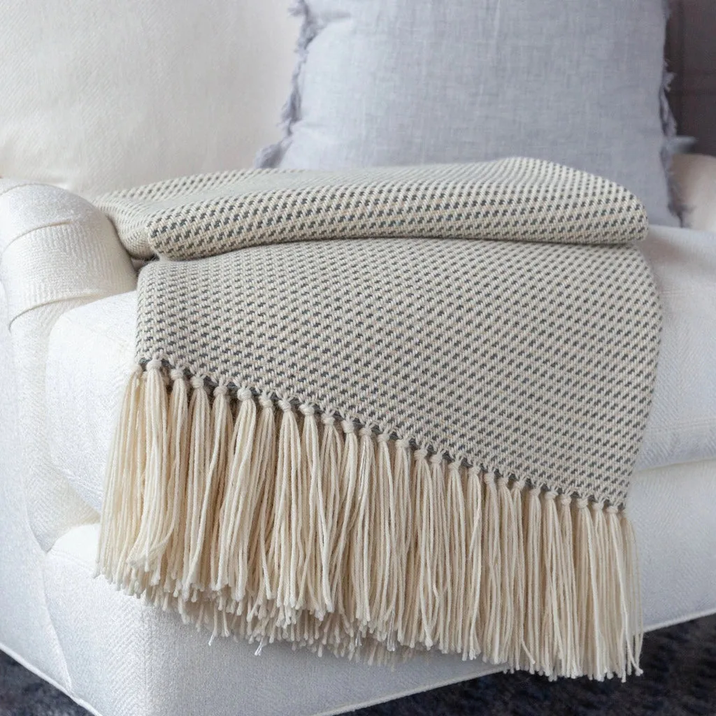 Breakwater Gray Alpaca Throw