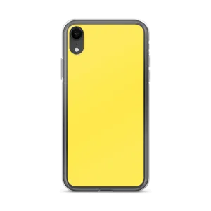 Bright Yellow iPhone Case