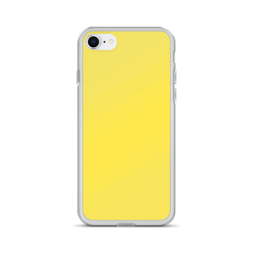 Bright Yellow iPhone Case