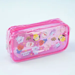 BT21 FLUFFY BABY Clear Pen Case