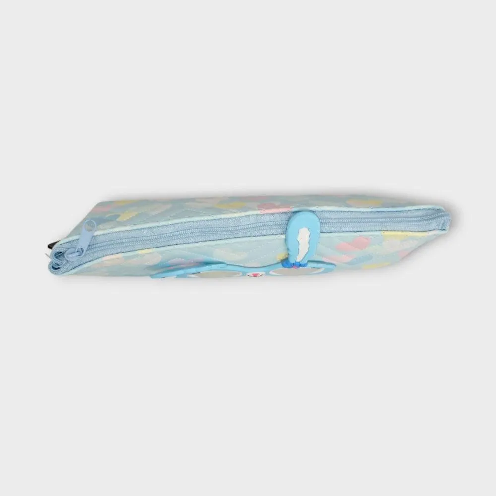 Bunny Glasses Baby Blue Pencil Case