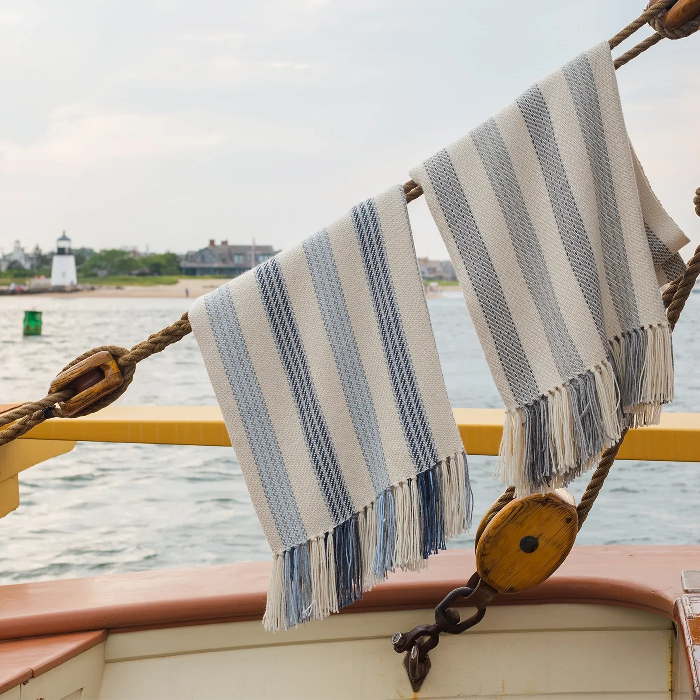 Buoy Gray Handwoven Alpaca Throw