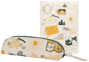 Camp Out Notebook & Pencil Case Set