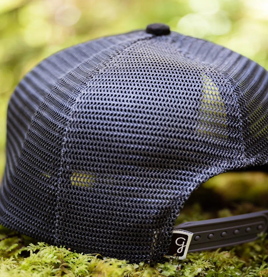 Campfire trucker wool/mesh cap - Charcoal