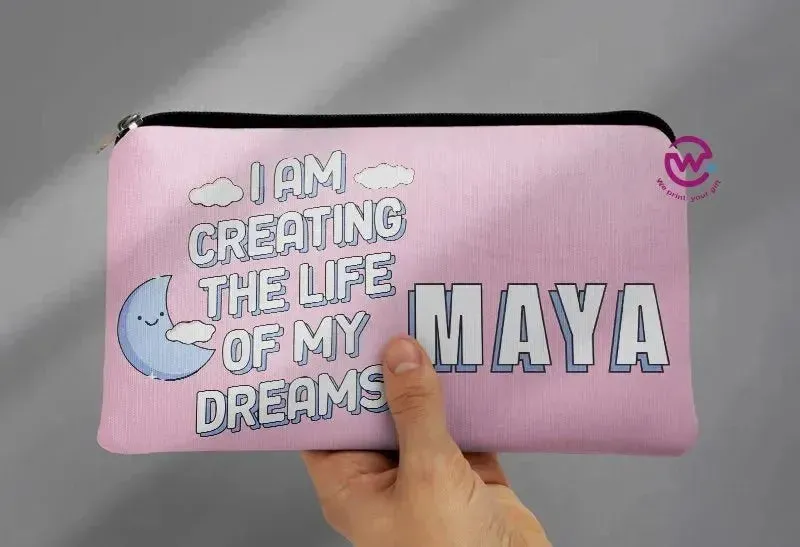 Canvas - Pencil Case -inspirational quotes