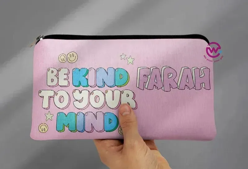 Canvas - Pencil Case -inspirational quotes