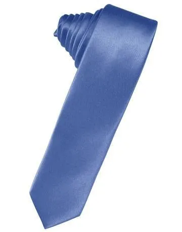 Cassis Luxury Satin Skinny Necktie