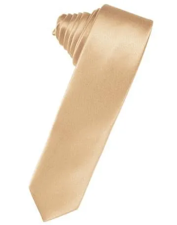 Cassis Luxury Satin Skinny Necktie