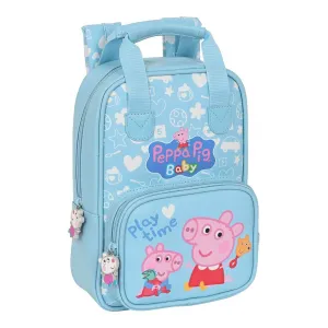 Child bag Peppa Pig Baby Light Blue (20 x 28 x 8 cm)