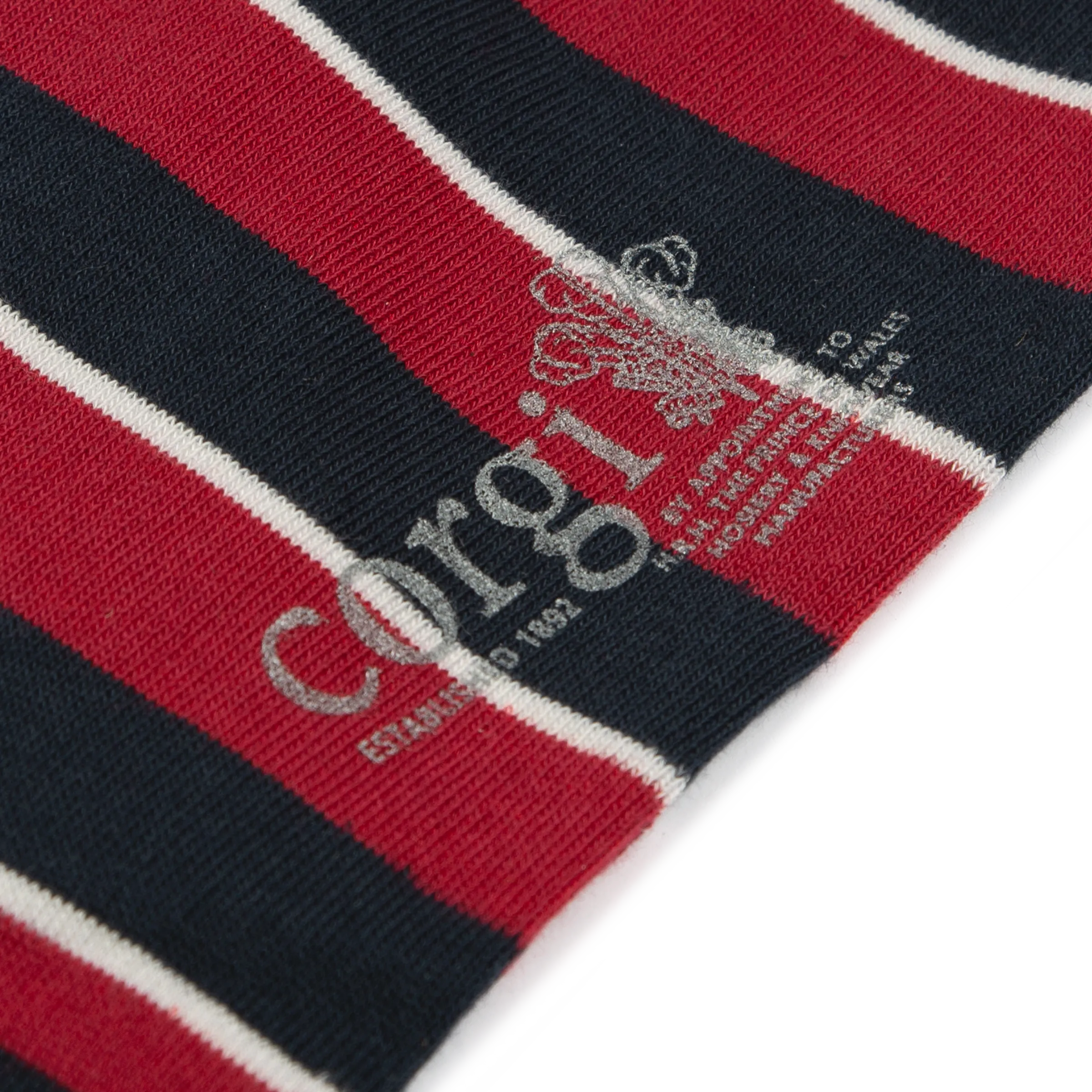 Corgi Regimental Striped Socks - Queen's Dragoon Guards