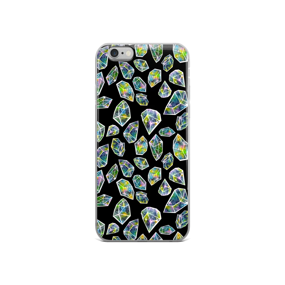 Cosmic Crystals iPhone Case