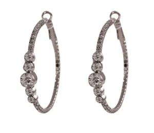 Crystal Hoop Earrings