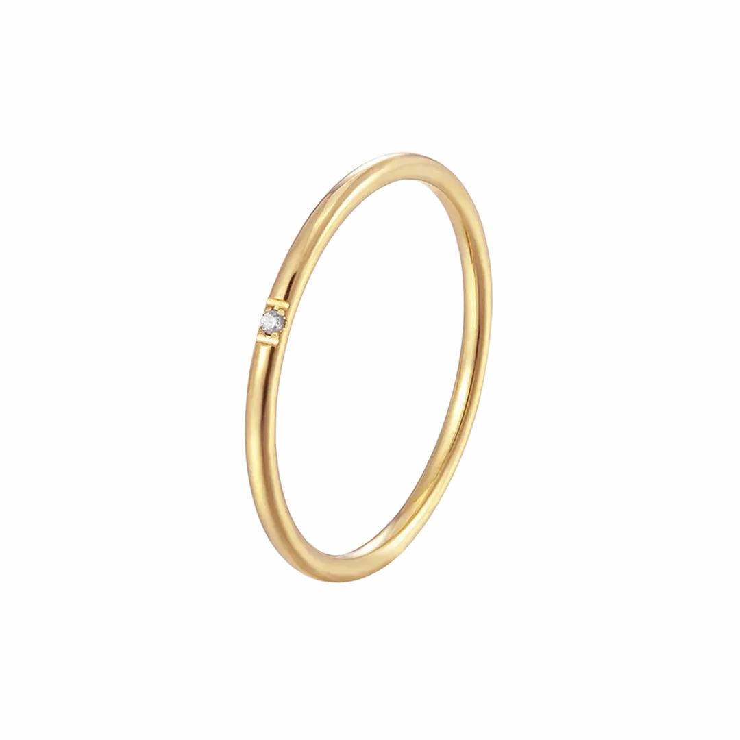 Dainty Diamonds Stacking Ring