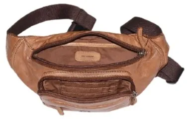 Dakar Vintage Leather Waist Bag | Camel