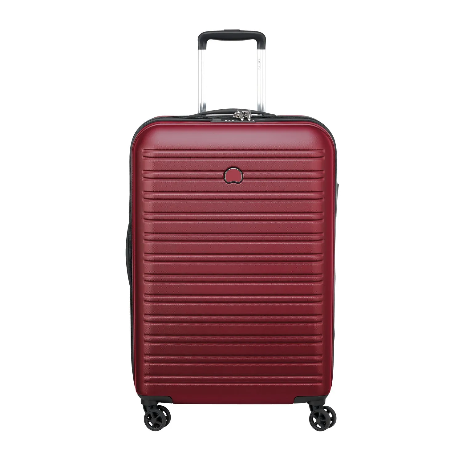 Delsey Segur 2.0 70cm Hardcase 4 Double Wheel Trolley Check-In Luggage Trolley Case Red - 00205882004