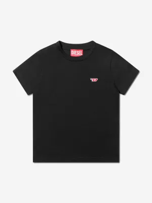 Diesel Boys Logo T-Shirt in Black