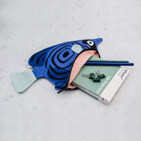 Don Fisher Australia Pencil Case – Blue Butterfly Fish