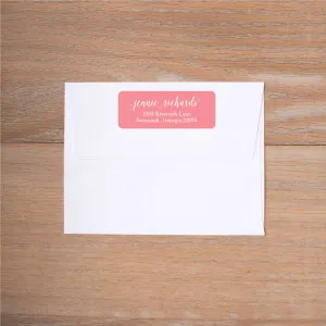 Duo Tone Return (Home) Address Labels