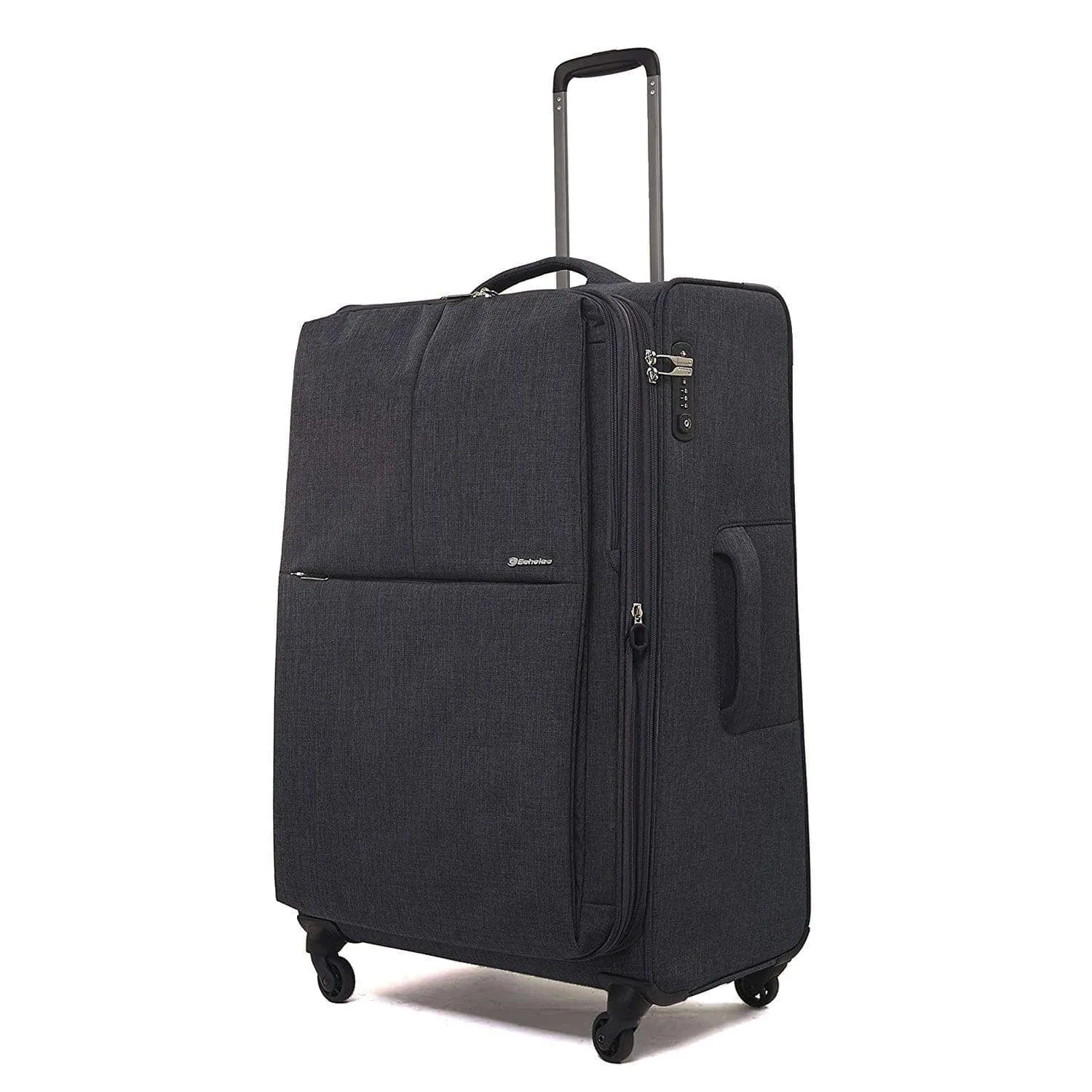 Echolac Gemini 24" 4 Double Wheel Check-In Luggage Trolley Dark Grey - CT807 Dark Grey 24