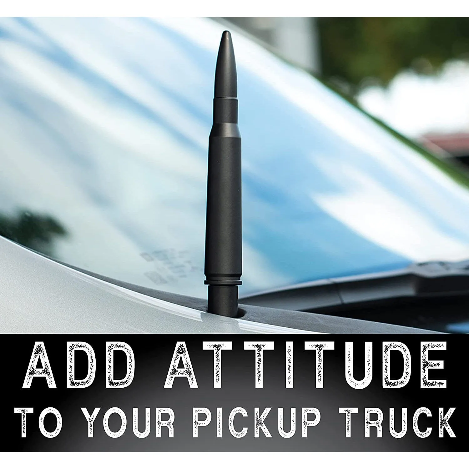 EcoAuto Badass Bullet Antenna Replacement Fits All Chevy & GMC Truck