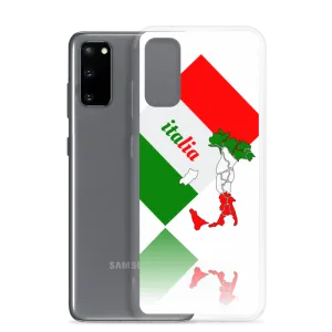 Elegant Italia - Italy Flag And Map Samsung White Case