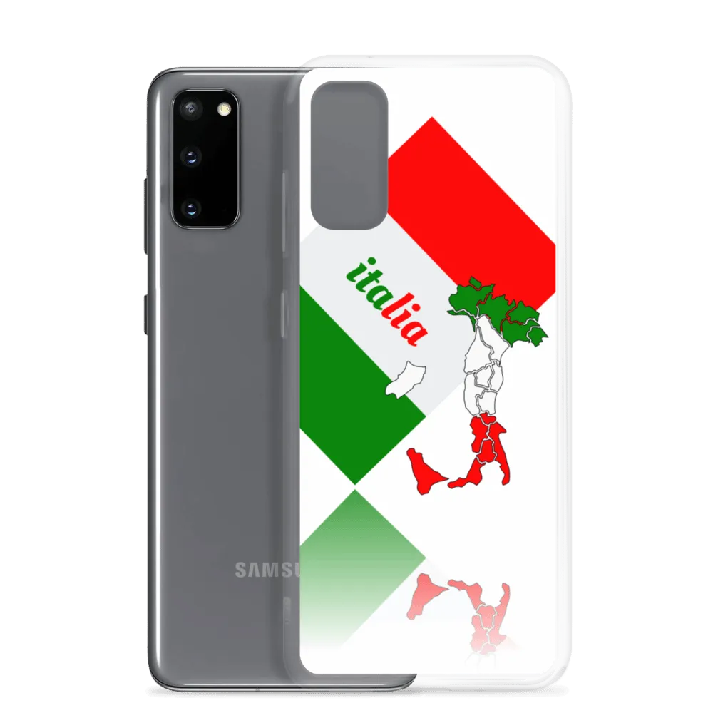 Elegant Italia - Italy Flag And Map Samsung White Case