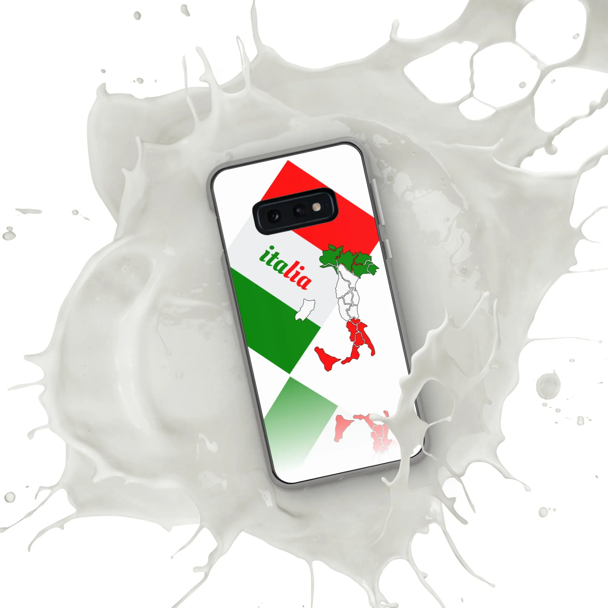 Elegant Italia - Italy Flag And Map Samsung White Case