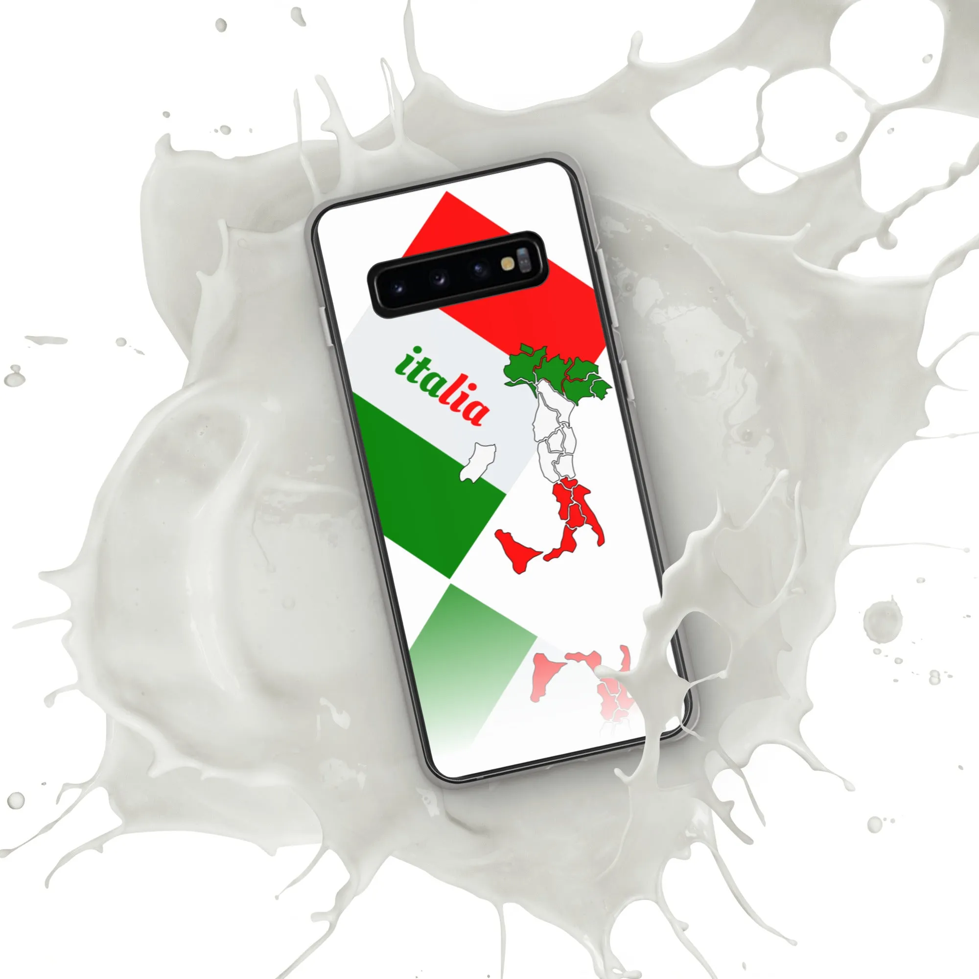 Elegant Italia - Italy Flag And Map Samsung White Case