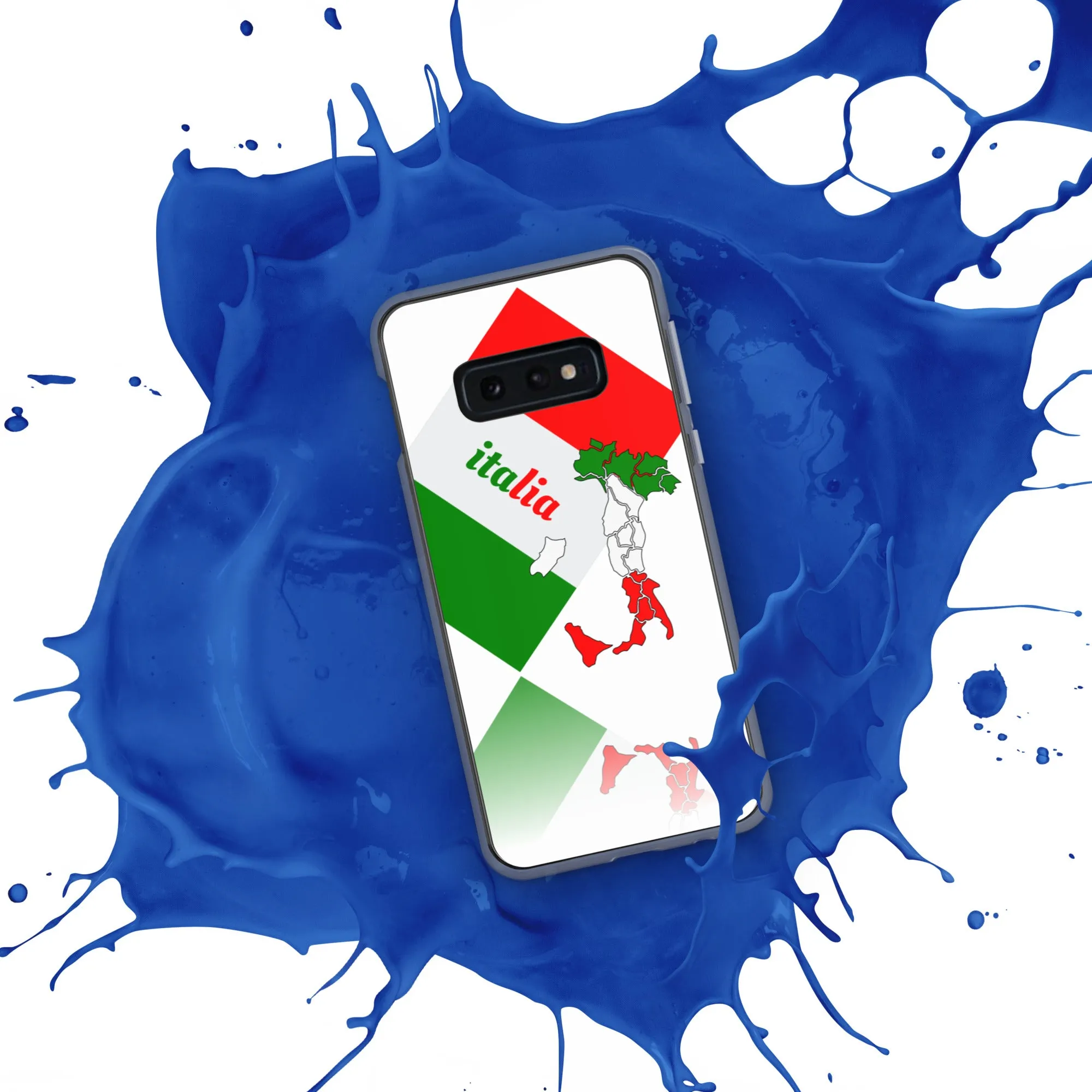 Elegant Italia - Italy Flag And Map Samsung White Case