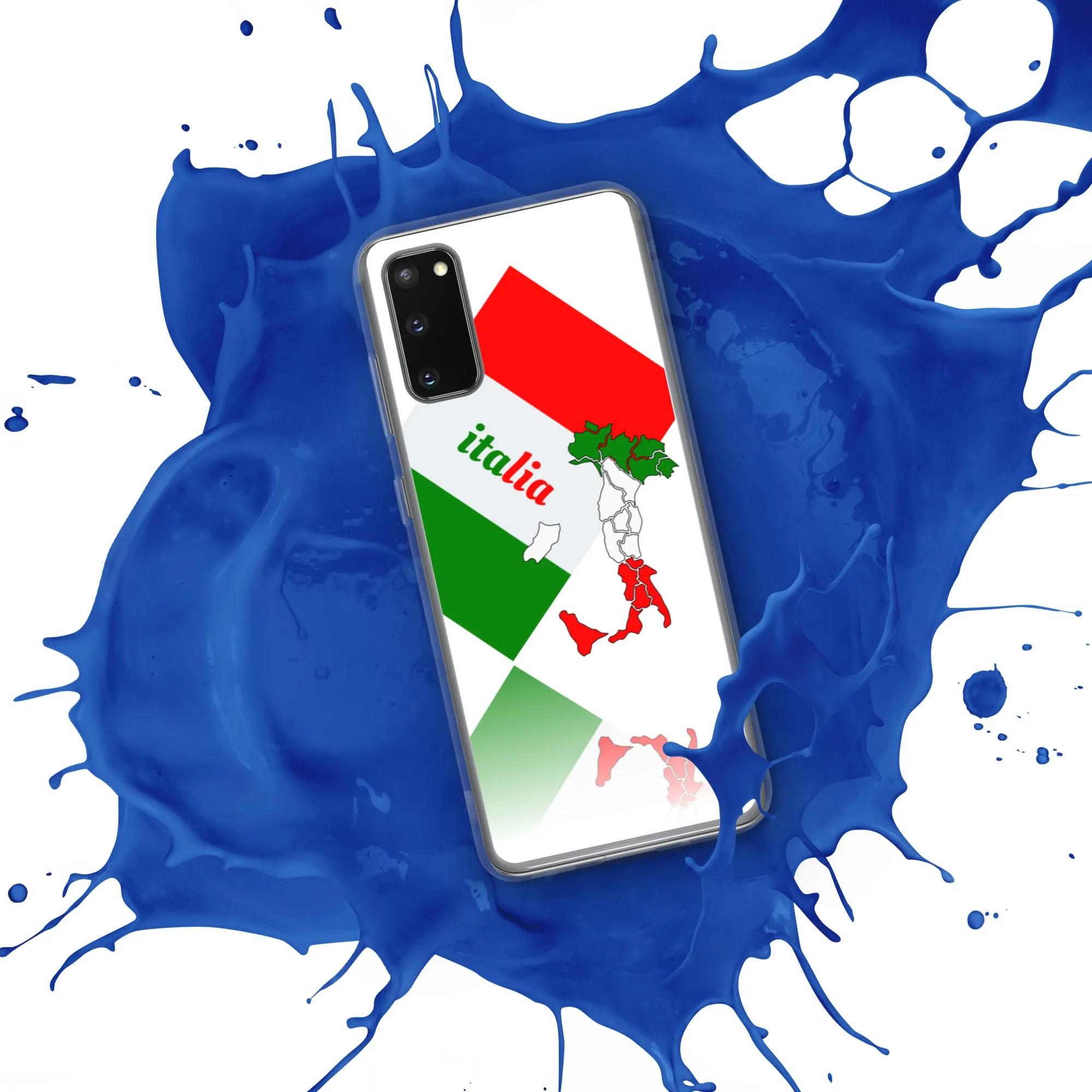 Elegant Italia - Italy Flag And Map Samsung White Case