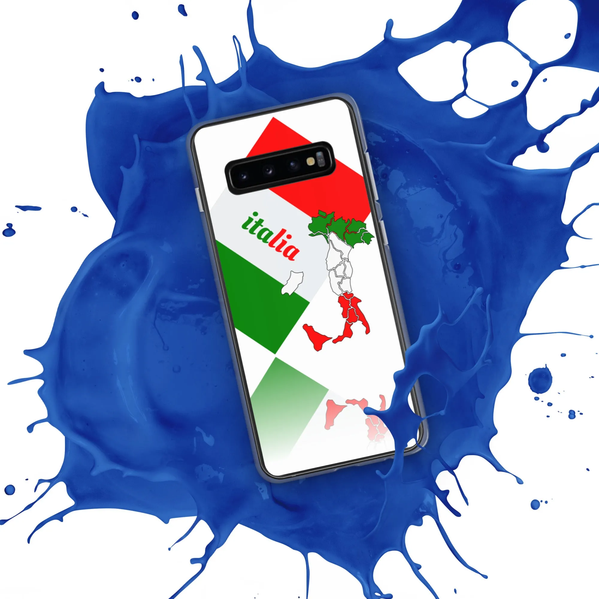 Elegant Italia - Italy Flag And Map Samsung White Case