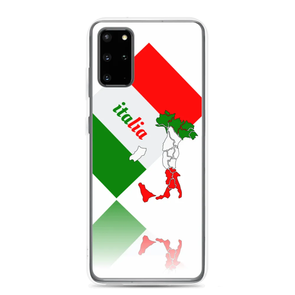 Elegant Italia - Italy Flag And Map Samsung White Case