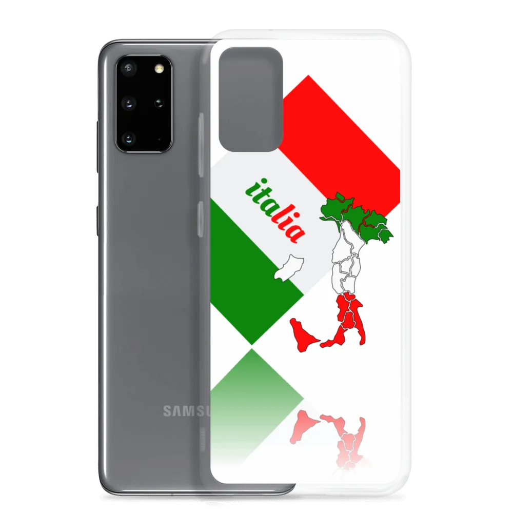 Elegant Italia - Italy Flag And Map Samsung White Case