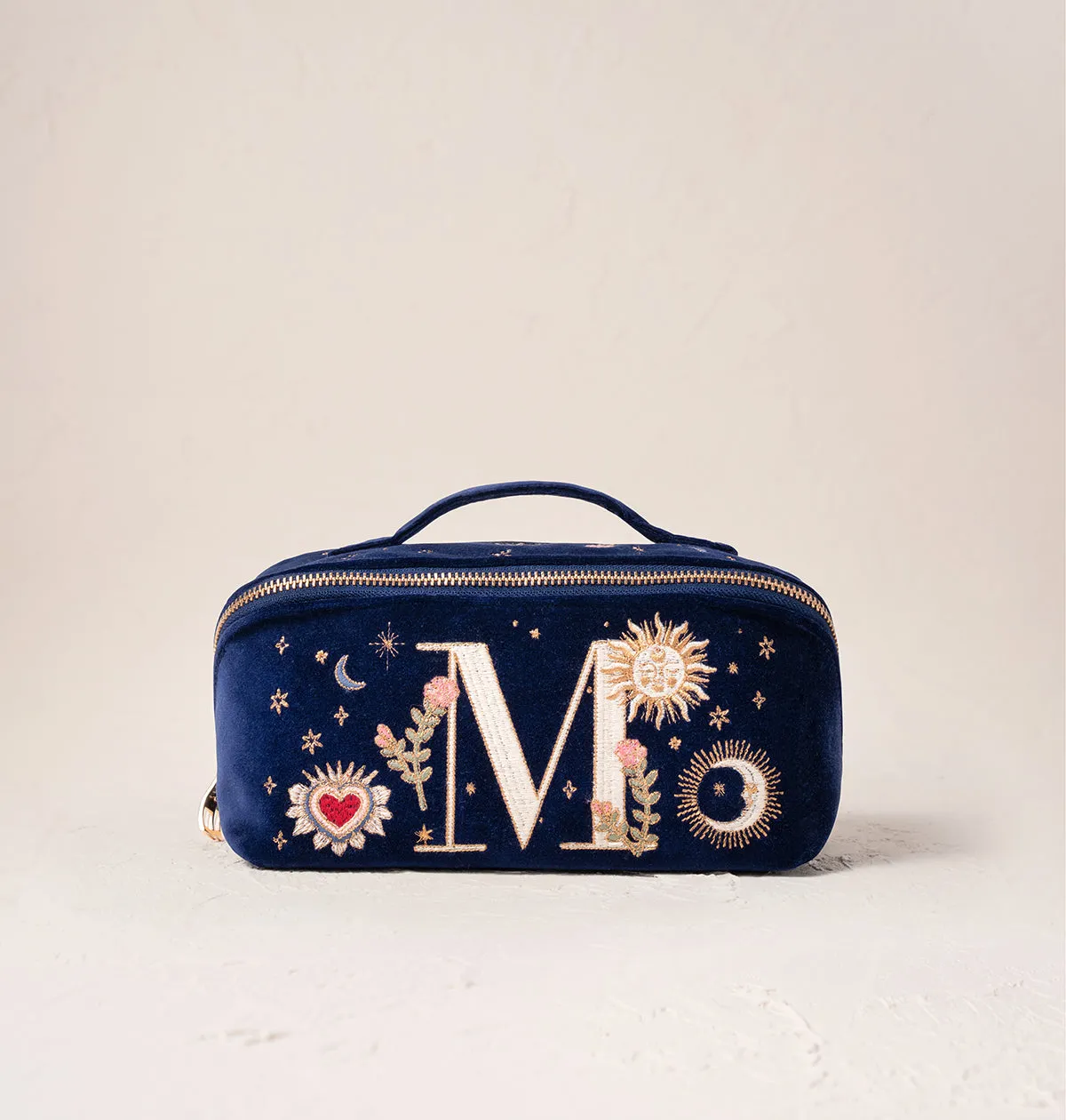 Enchanted Alphabet Open Flat Makeup Bag