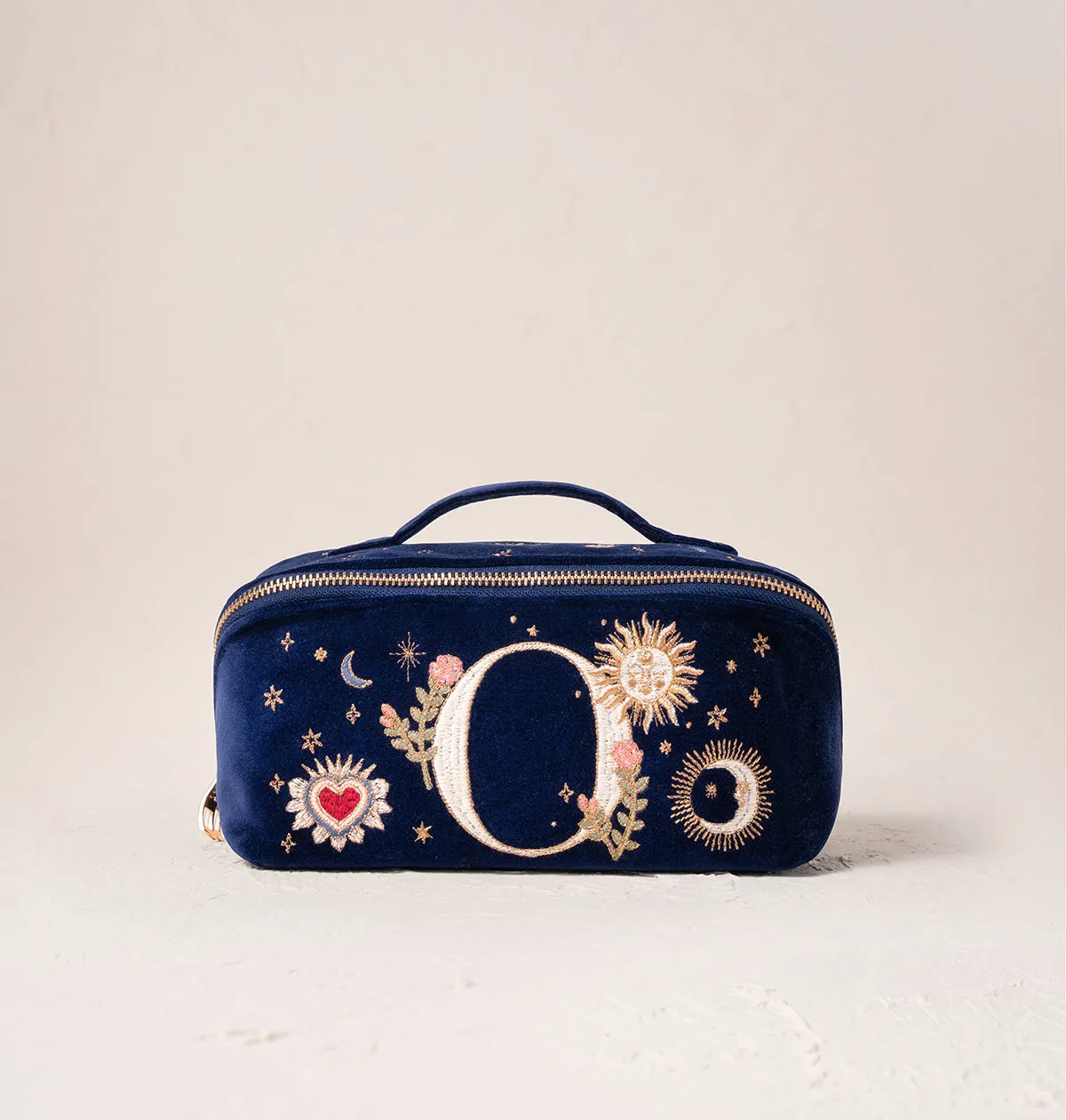 Enchanted Alphabet Open Flat Makeup Bag